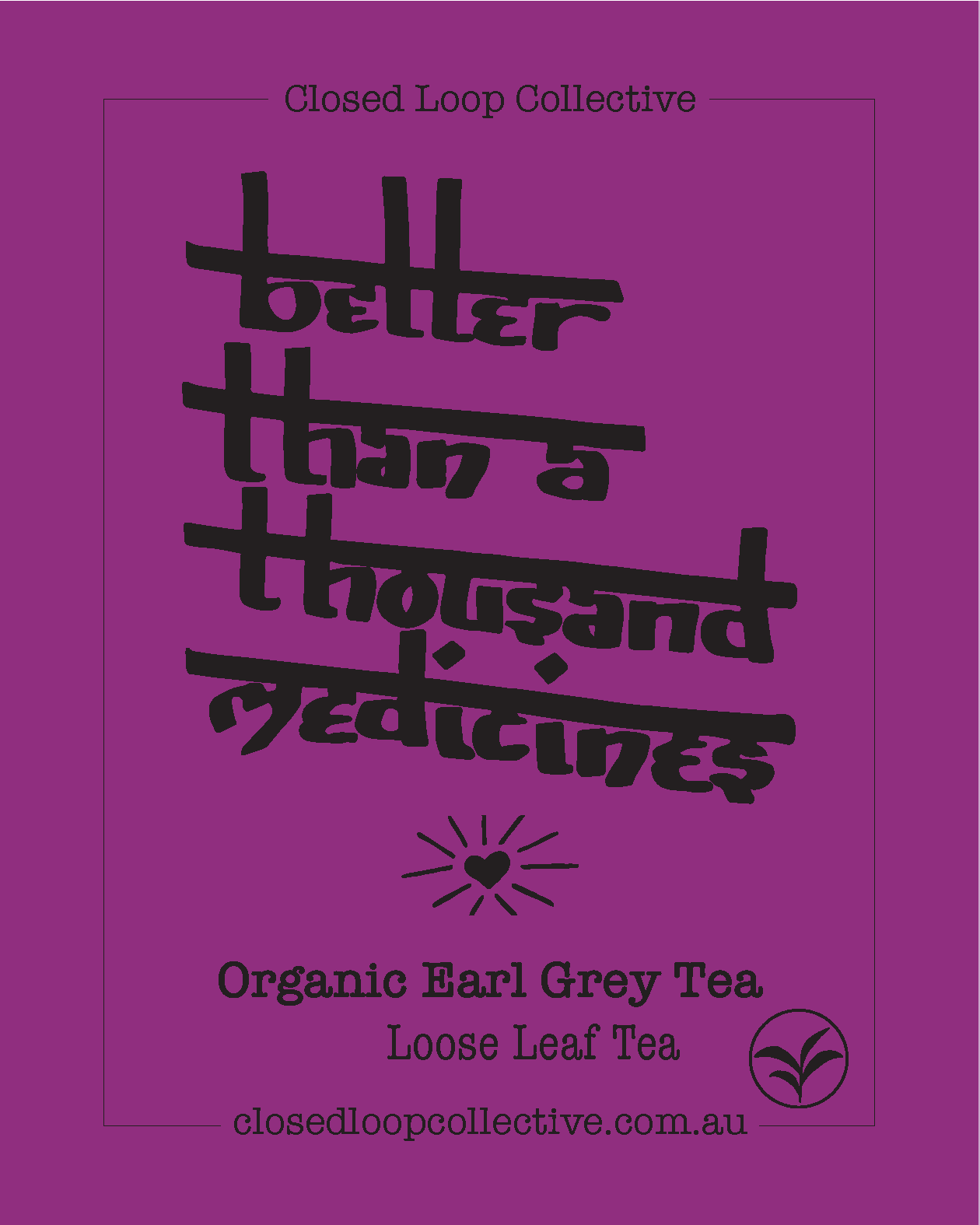 Organic Earl Grey Loose Leaf Tea