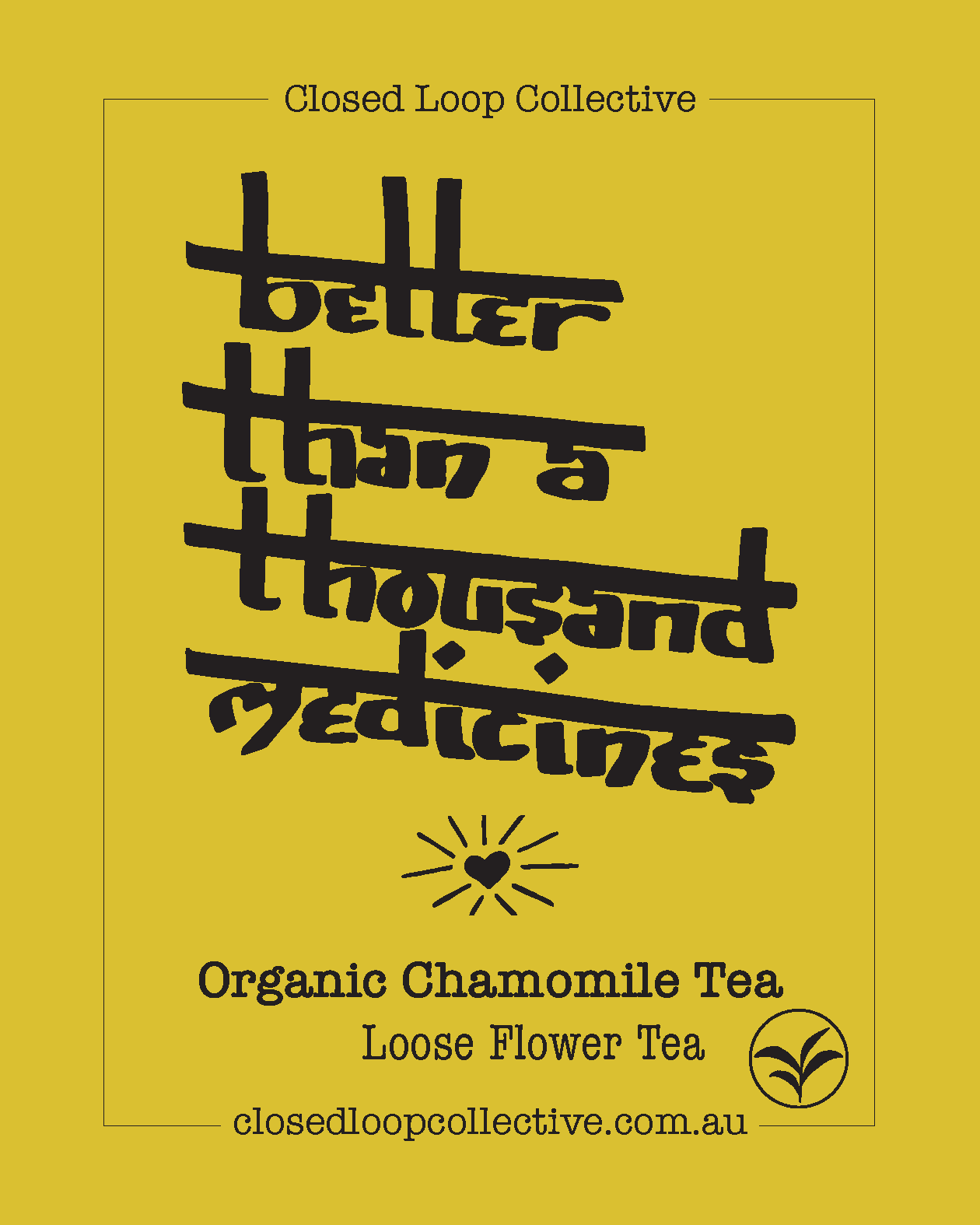 Organic Chamomile Flower Tea